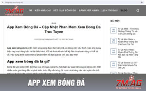 App Xem Bóng Đá