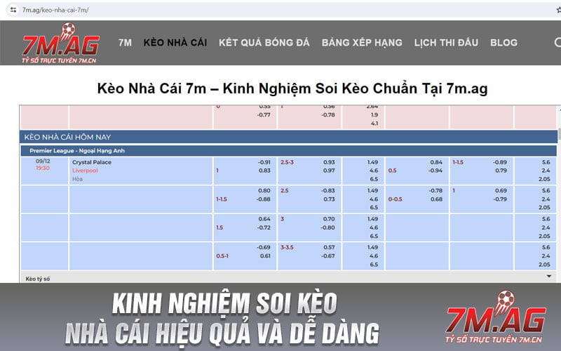 Kinh nghiệm soi kèo nhà cái hiệu quả và dễ dàng