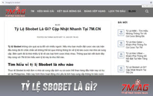 Tỷ Lệ Sbobet Là Gì?