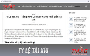 Tỷ Lệ Tài Xỉu